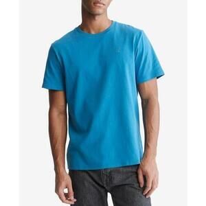 Calvin Klein Smooth Cotton Solid Crewneck T-Shirt